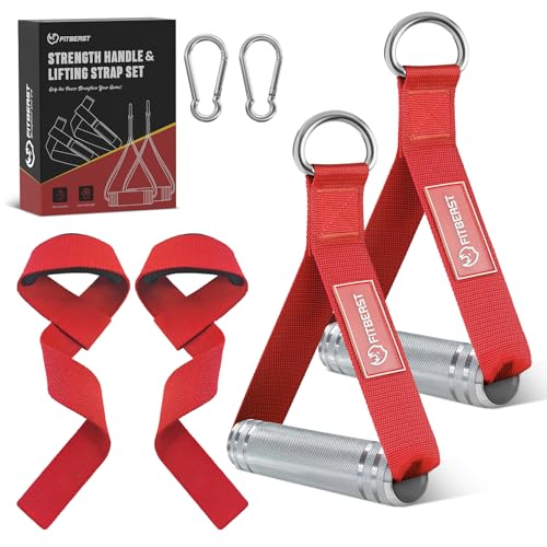 Poignées d'exercice anti-glisse FitBeast en aluminium pour éviter la fatigue des mains