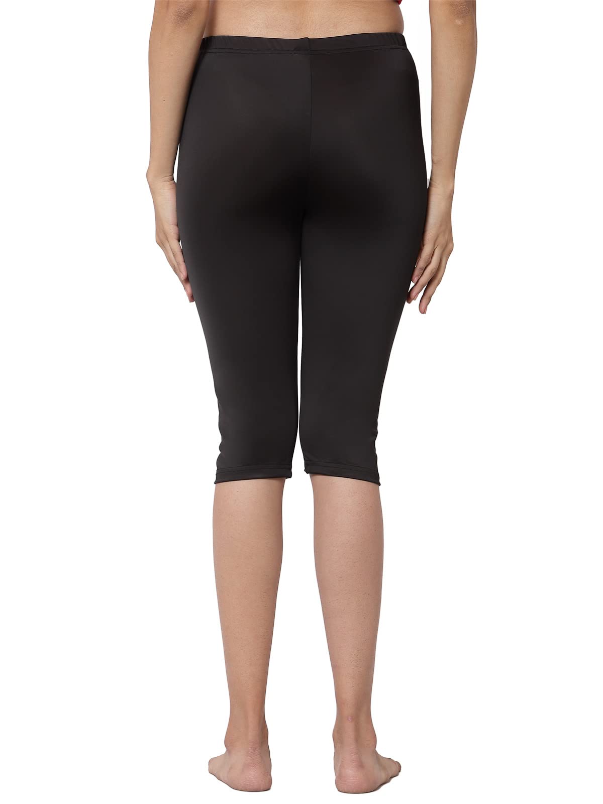 CUKOO Women Solid Black Swim Bottoms 2