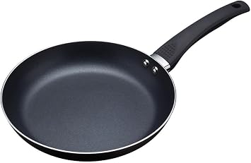 KitchenCraft PFOA-Free Eco Non-Stick Aluminium Frying Pan, 24 cm 9.5", Black