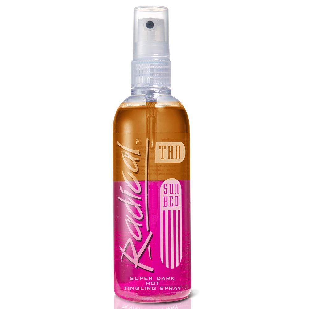 Radical Super Dark HOT sunbed tanning Tingling Spray 165ml