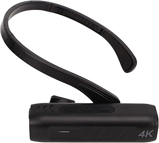4K HD Camera, 4K HD Head Mounted Action Camera, WiFi Mini Wearable Video Camera APP Control with Microphone, Action Camera Adapt to Different Groups of People