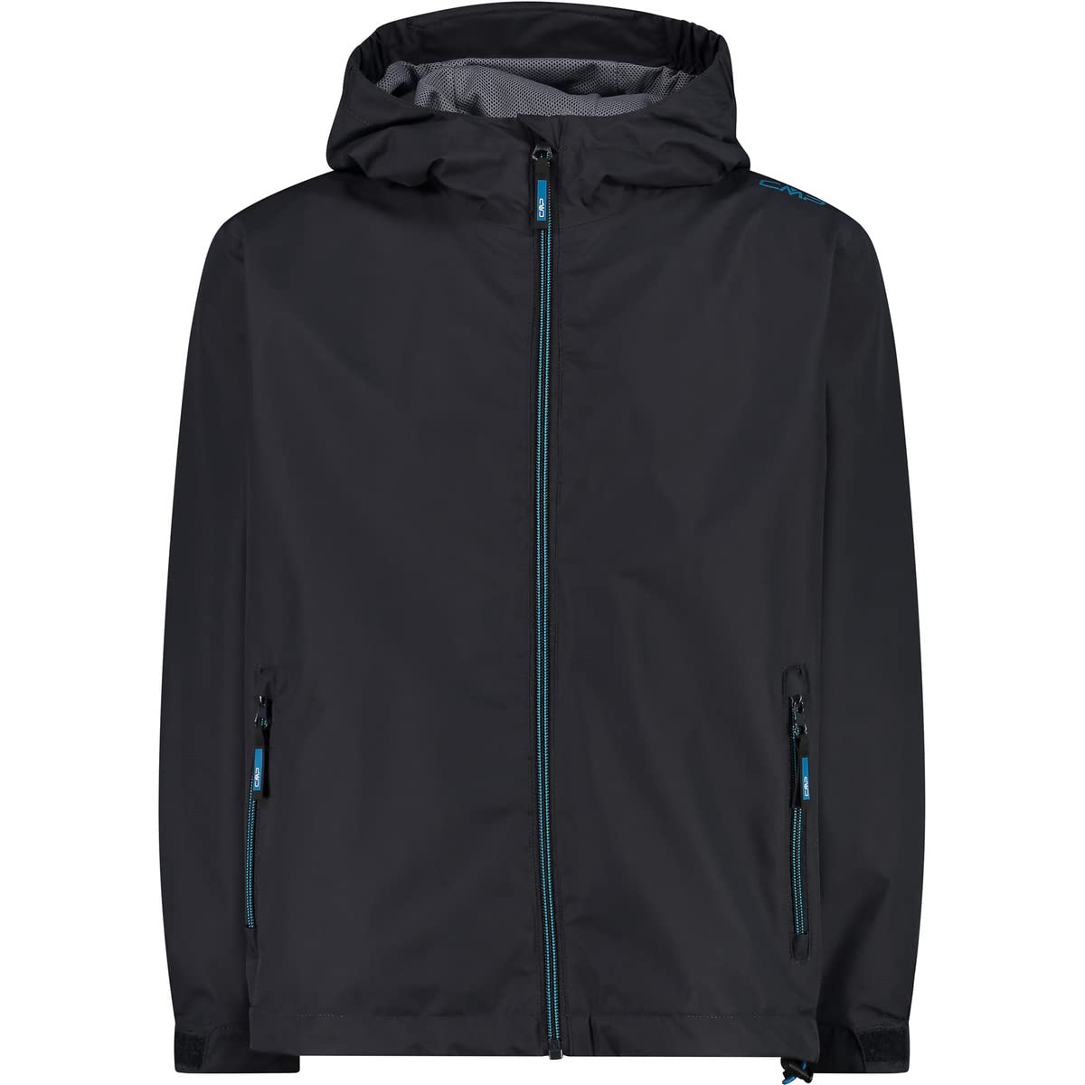 CMP - Kid Jacket Fix Hood, Anthracite-Reef, 116