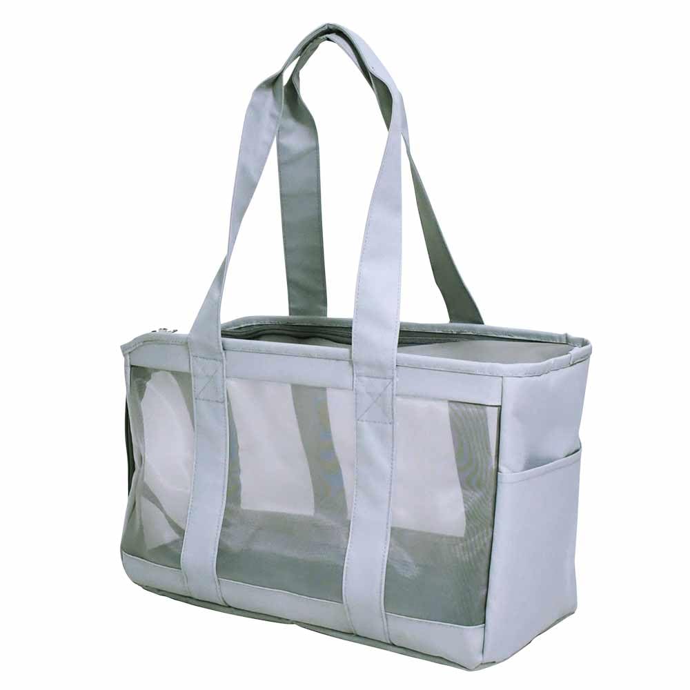 Bolsa Hana de Nobby gris claro 40x20x26 cm, bolso de transporte para mascotas