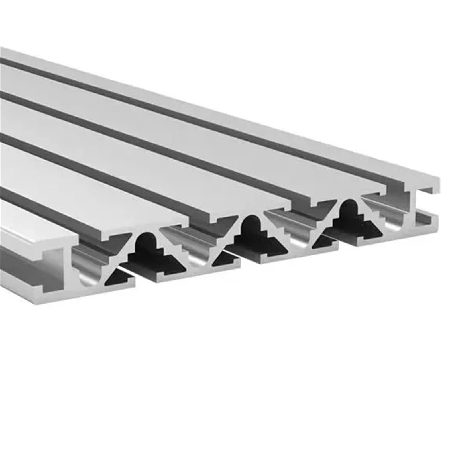 GTPBAO Estrusione di profili in alluminio anodizzato 15x120mm 15120 Telaio for guida lineare for staffa for macchinari for armadi rack industriali Binario estruso(550mm long)