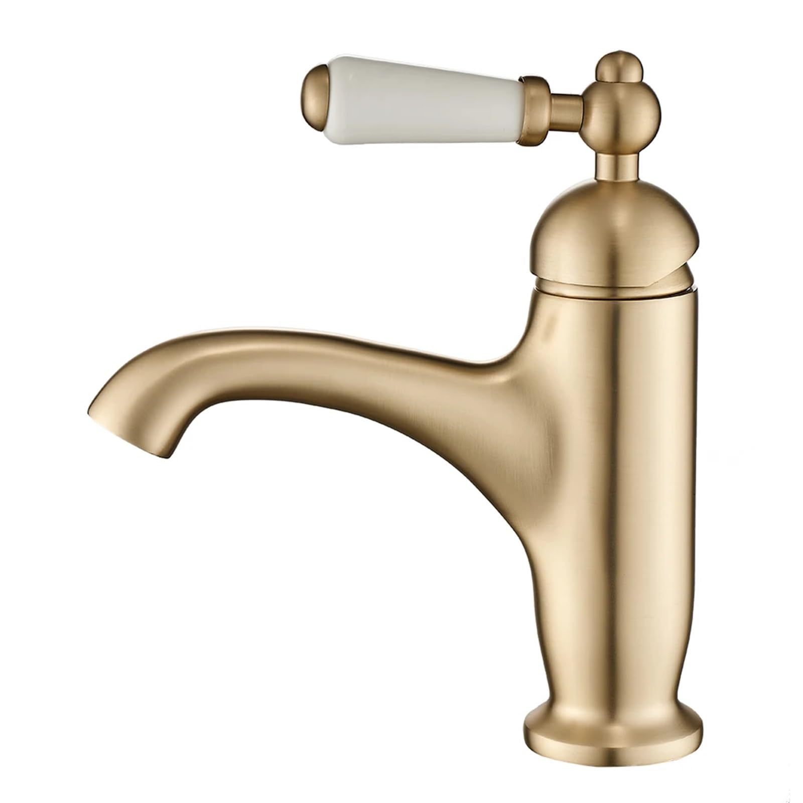 Basin tap Brass Basin Faucet, Toilet Washbasin, Bathroom Cabinet, Gold Style Hot and Cold Water Outlet(Color-4)