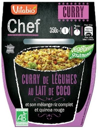 Vitabio - Curry de Légumes au Lait de coco