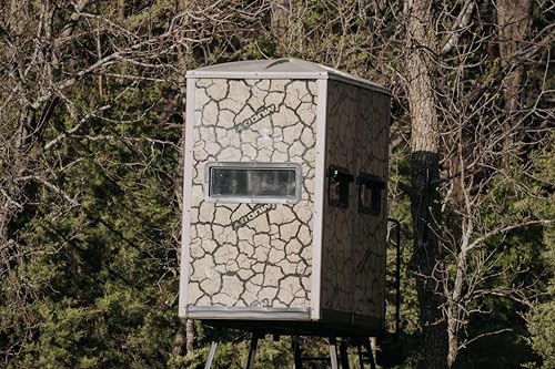 Image of Striker Box Blind /Steel WALL CONSTUCTION /Cracked MUD CAMO
