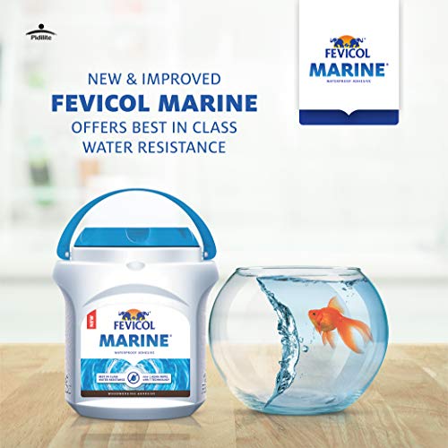 Image of Fevicol Marine - Fast Setting | Best in class waterproof adhesive | Superior Coverage | Bonds with Plywood, Laminates | 50Kg