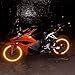 customTAYLOR33 (All Vehicles Orange High Intensity Grade Reflective Copyrighted Safety Rim Tapes (Must Select Your Rim Size), 17