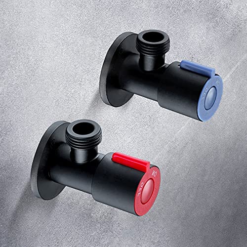 Robinet vanne de triangle en cuivre robuste pour eau chaude et froide