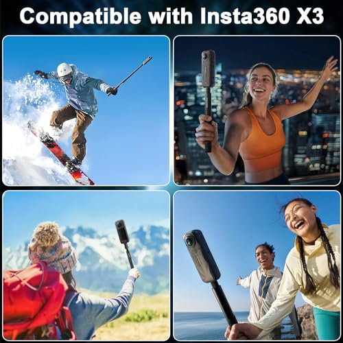 Baterías 360 X3 con estuche de carga USB compatible con Insta360 X3 7