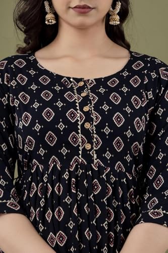 Image of Women's Maternity Kurti for Feeding Zippers | Feeding Kurti with Concealed Zip for Pre & Post Pregnancy |Maternity Dresses for Women (Combo Pack of 2 Kurti)