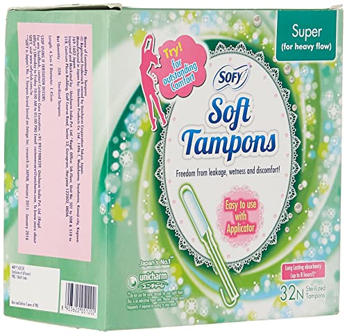 Women's Personal Care: Tips and Products for a Healthier You 59 Sofy Soft Tampons - 32 Pieces (Super)