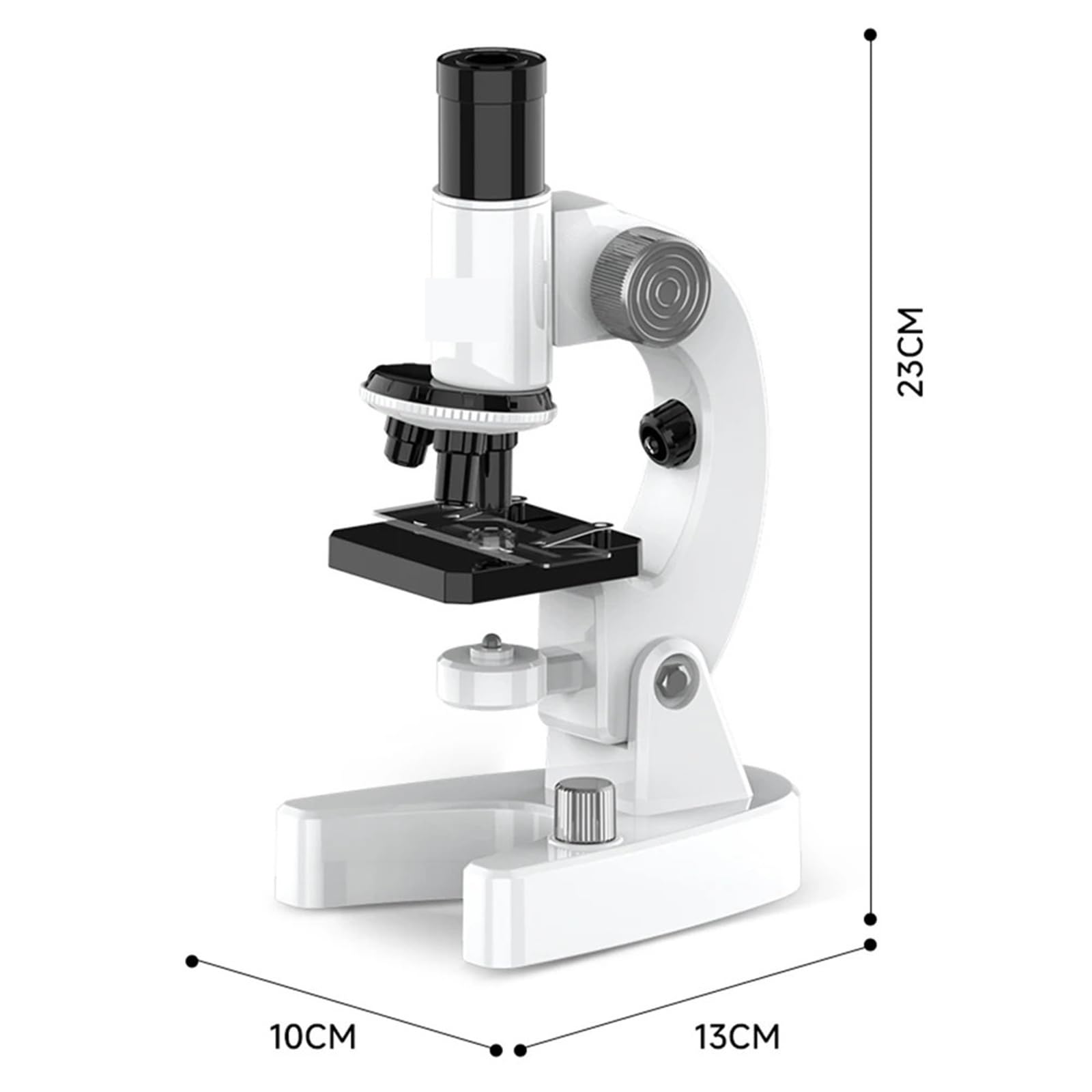 Mikroskop 200X-1200X Zakres biologiczny Z zakresem Zestaw slajdów Dla dorosłych Zakres dla uczniów Do laboratorium szkolnego Edukacja domowa