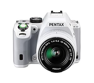 Pentax K-S2 Spiegelreflexkamera (20 Megapixel, 7,  cm (3 Zoll) LCD-Display, Full-HD-Video, Wi-Fi, GPS, NFC, HDMI, USB 2.0) Kit inkl. 18-50mm WR-Objektiv weiß
