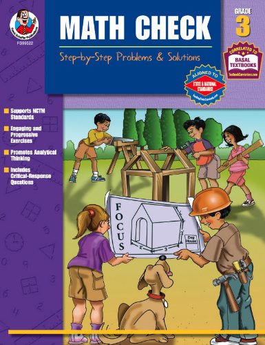 Buy Math Check, Grade 3: Step-By-Step Problems & Solutions Book Online ...