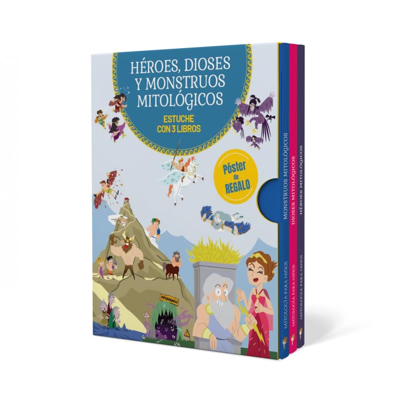 Héroes, dioses y monstruos mitológicos: Estuche con tres libros |...