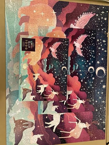 Elena Essex Rompecabezas para Adultos - Animales del Zodiaco | Rompecabezas de 1000 piezas | Dragón, Animal, Tigre, Caballo, Gato | Tamaño 27.5x19.7 pulgadas miniatura 2