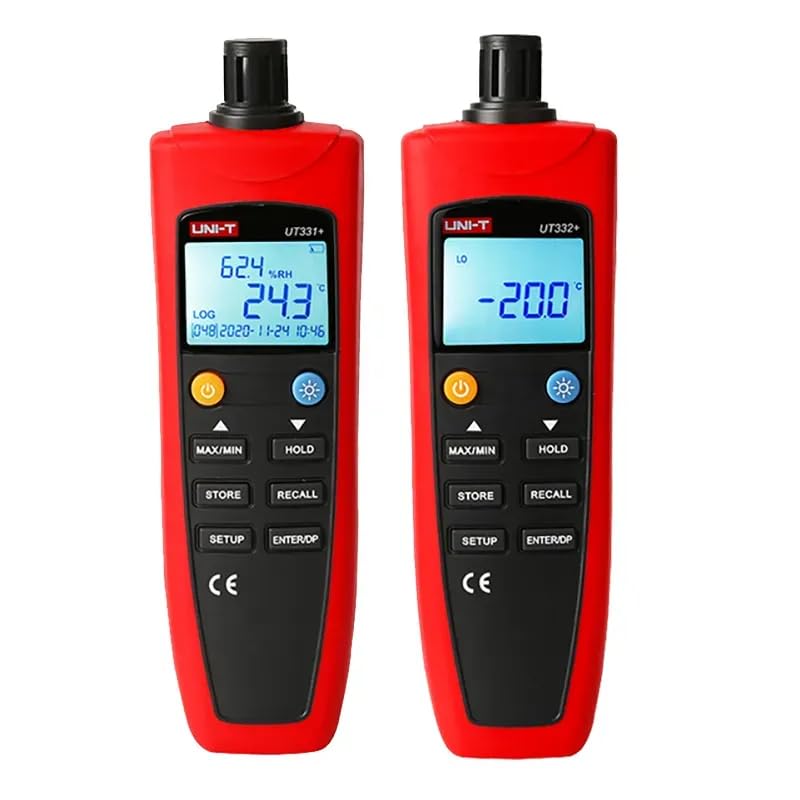 UNI-T Digital Thermometer Hygrometer UT331+ UT332+ Handheld Temperature Humidity Meter for Factories Detector (UT332+)