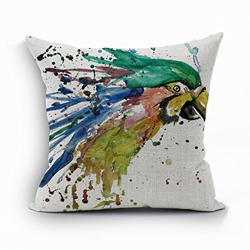 Nunubee Federa in cotone e lino per cuscino