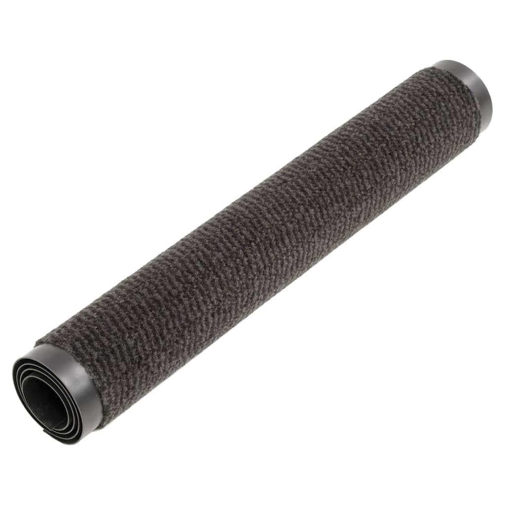 vidaXL Felpudo de Nudo Negro 60x180 cm