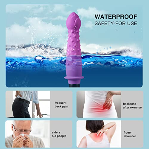 Gesan Massage Gun Heads, Deep Tissue Massager Attachments, Portable Muscle Massage Gun，Theragun Mini，Fascia Gunheads #TOP3