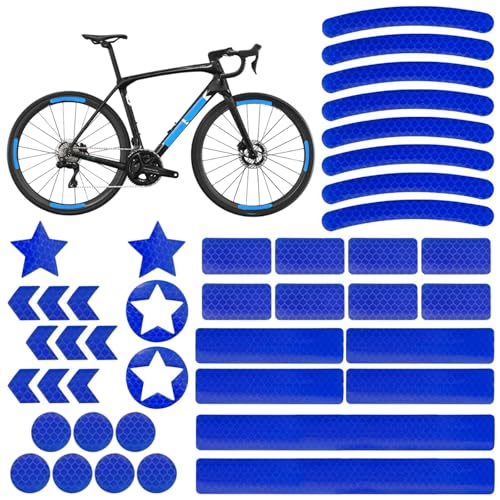 Tsathoggua Lot de 42 Autocollants Réfléchissants, Vélo Nuit Réfléchissant Sécurité Décoration, Stickers Réfléchissants pour la Visibilité de Nuit,...
