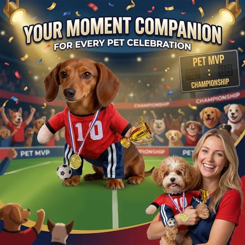 Disfraz de fútbol para perro talla X-L miniatura 6