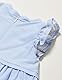 Steiff Kleid EU Größe 68 Chambray Blue, Mädchen Kleid, Kinderkleid für jeden Anlass, lockere und Bequeme Passform, waschmaschinenfest