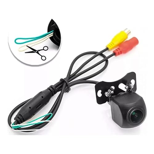 Câmera Ré Automotiva Universal 180° Hd Olho De Peixe Visão