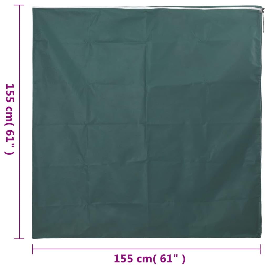 vidaXL Kaptury ochronne z suwakiem, 10 szt., 70 g/m² 1,55x1,55 m