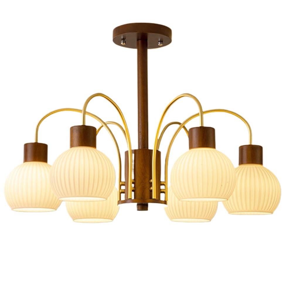 Lustre Spoutnik en verre laiteux pour éliminer les zones d'ombre dans votre grand salon