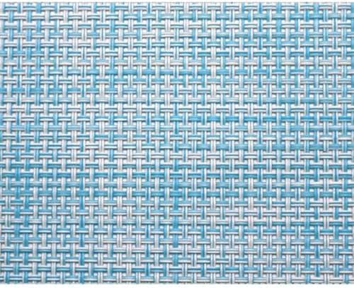 Set de table tressé uni résistant chaleur antidérapant PVC - 2