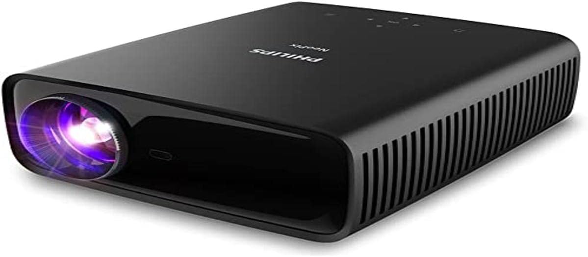 NeoPix 320, un proyector Inteligente True Full HD 1080p Nativo, con Aplicaciones precargadas, Reproductor Multimedia, Wi-Fi de Doble Banda, Bluetooth y un Potente Sistema de Audio 2.1