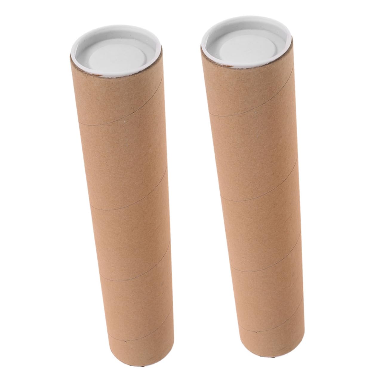 Housoutil 3 Ensembles Tube En Papier Kraft Lourd Pour Devoir Document Expéditeurs Art Tubes En Papier Tube D'expédition Protecteur D'affiche Tubes D'expédition Postale Kaki 2 Pièces * 3