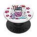 Carino giapponese Kawaii Kokeshi bambola, onda, gatto fortunato PopSockets PopGrip Intercambiabile