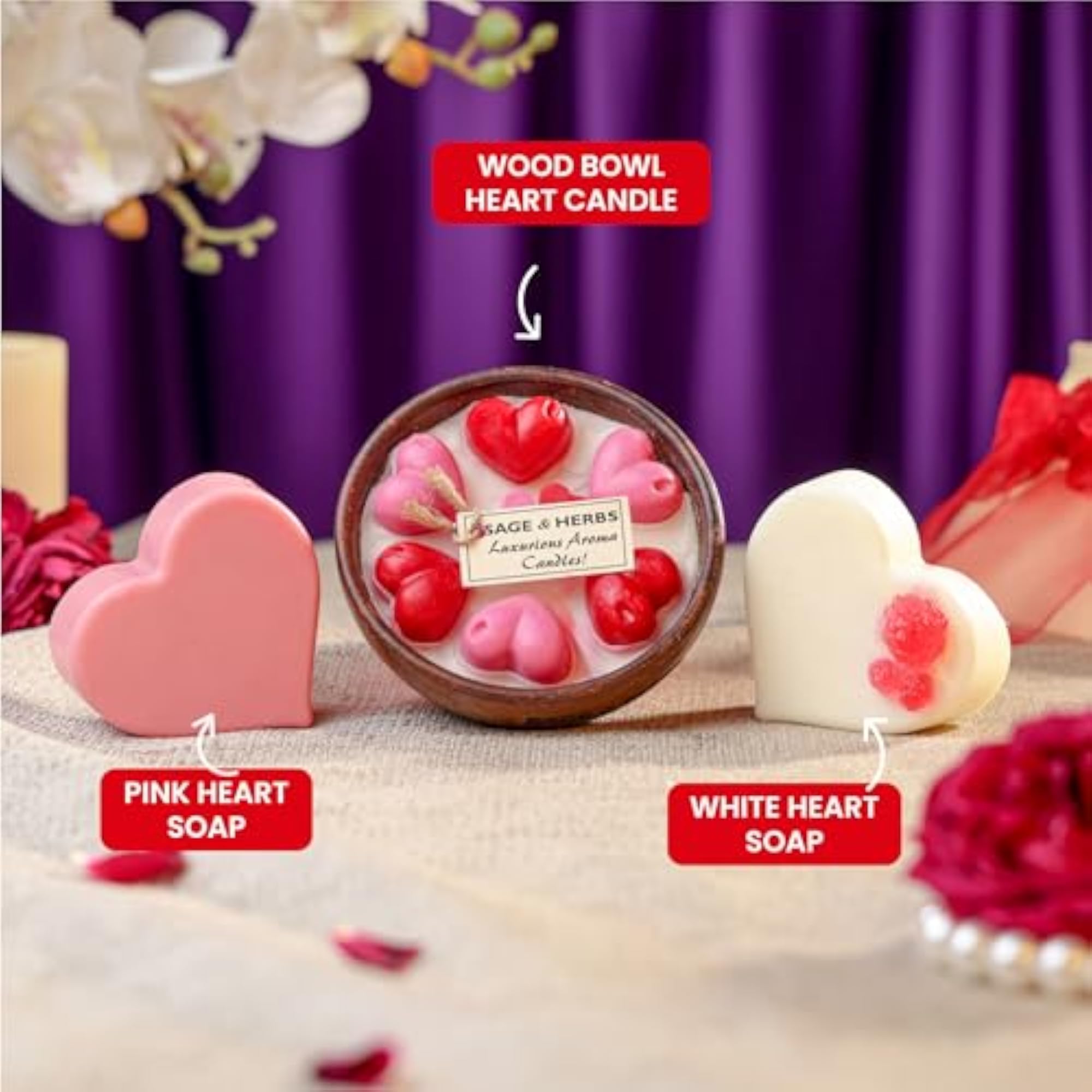 Love Indulgence Gift Hamper for Women, Premium Self-Care Set