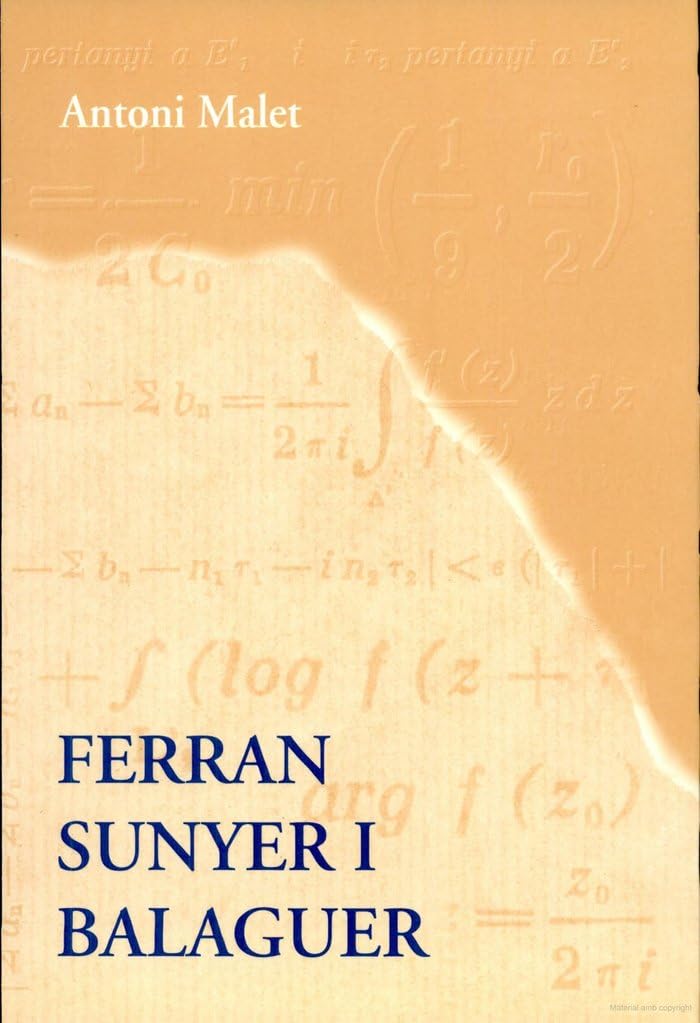 Ferran Sunyer I Balaguer, 19121967 9788472832862 Books Amazon.ca