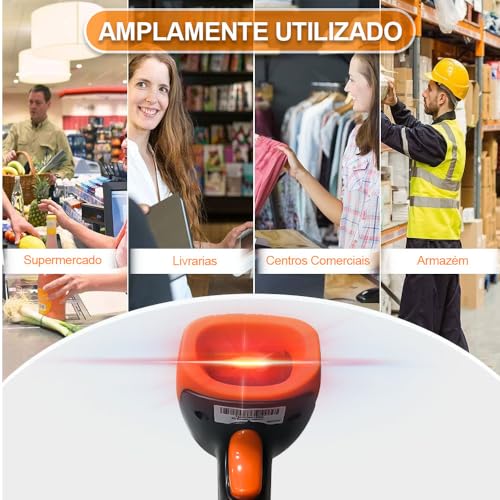 Leitor de Codigo de Barras, Leitor de Codigo de Barras Com Fio, Leitor Codigo de Barras, Leitor Códi