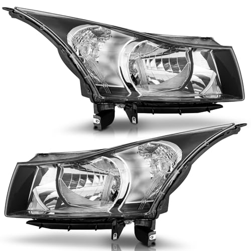 WEELMOTO Automotive Headlight Assemblies for 2011-2015 Chevy Cruze Diesel/2015 Cruze L Headlights Assembly Headlamp Replacement for 11-15 Cruze/16