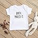 Organic GOTS Certified Baby Onesie Unisex Bodysuit 0-18 months - Birth Nailed It | Funny Perfect for First-Time Parents (Birth Nailed It, 0-3 Months)
