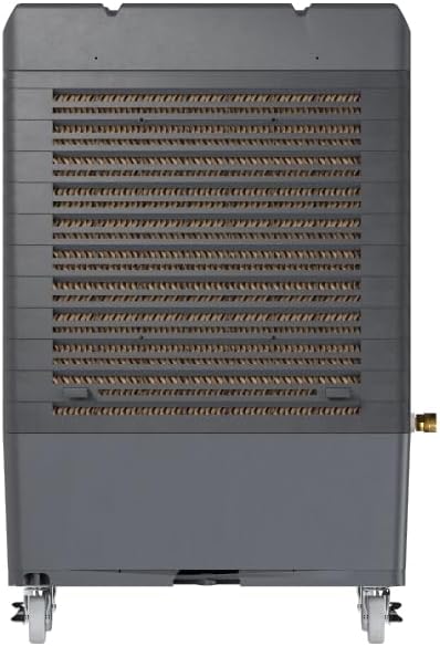 HESSAIRE MC37V Portable Evaporative Cooler, 3100 Cubic Feet per Minute, Cools 950 Square Feet (Renewed)
