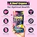 Primal Queen Female-Optimized Beef Organ Superfood Supplement – Grass-Fed, Pasture-Raised Beef Liver, Kidney, Heart, & More – Hormone Balance & Energy for Women – Pack of 2