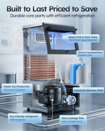 Commercial ice maker machine