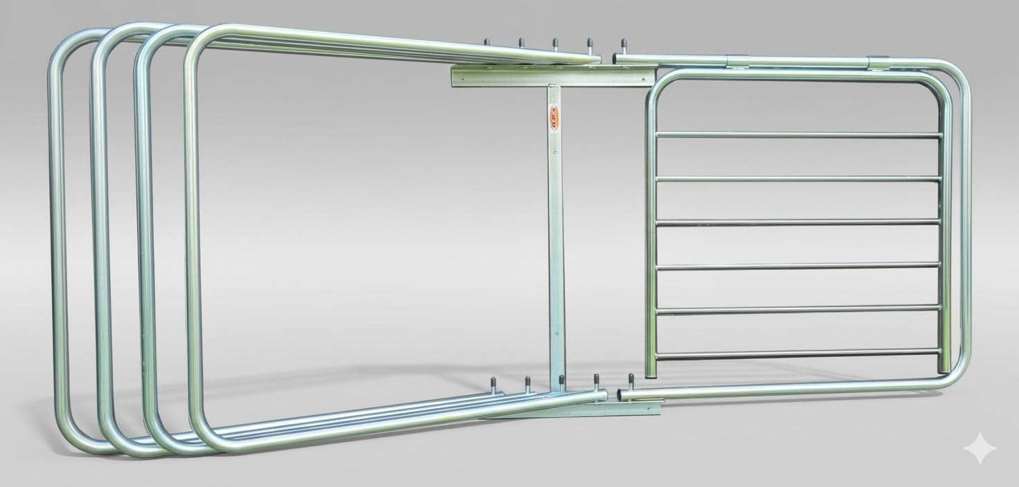 Ultramatrix Rug Rack With 1 Infill 5 Arm Swinging Rack - Turnout Horse Rugs, Numnahs, Saddle Pads
