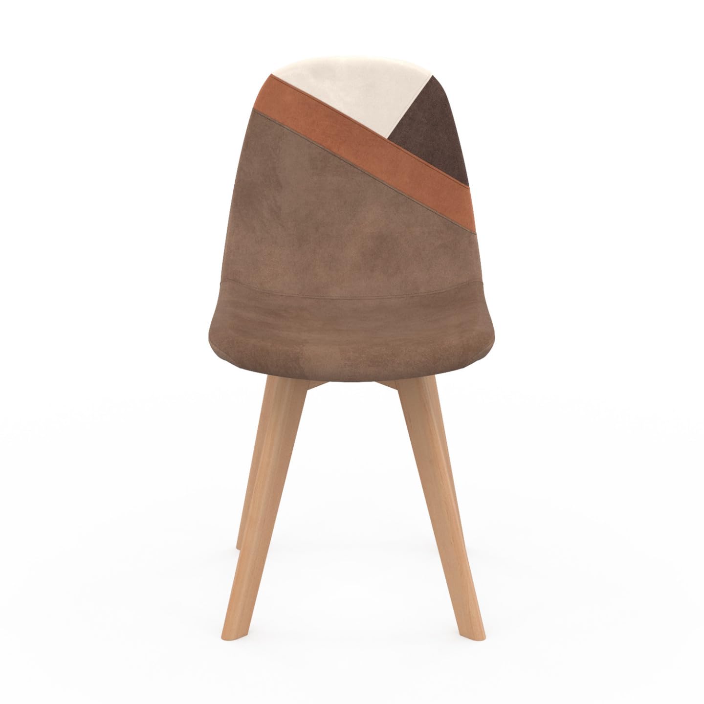 IDMarket - Lot de 6 chaises scandinaves SARA en Velours