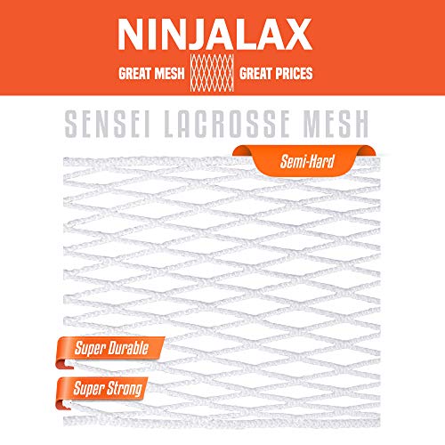 image for Ninjalax - SemiHard Lacrosse Mesh - White – Benefits of SemiHard Lac