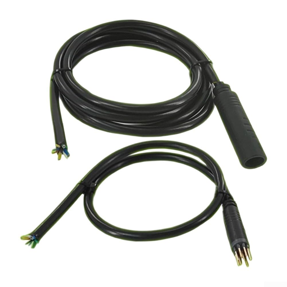RiseNova Waterproof 9-Pin E-Bike Motor Extension Cord, Male to Female Connector Cable Compatible with for bafang, for akm, Xiongda Motors(male40cm+female120cm)