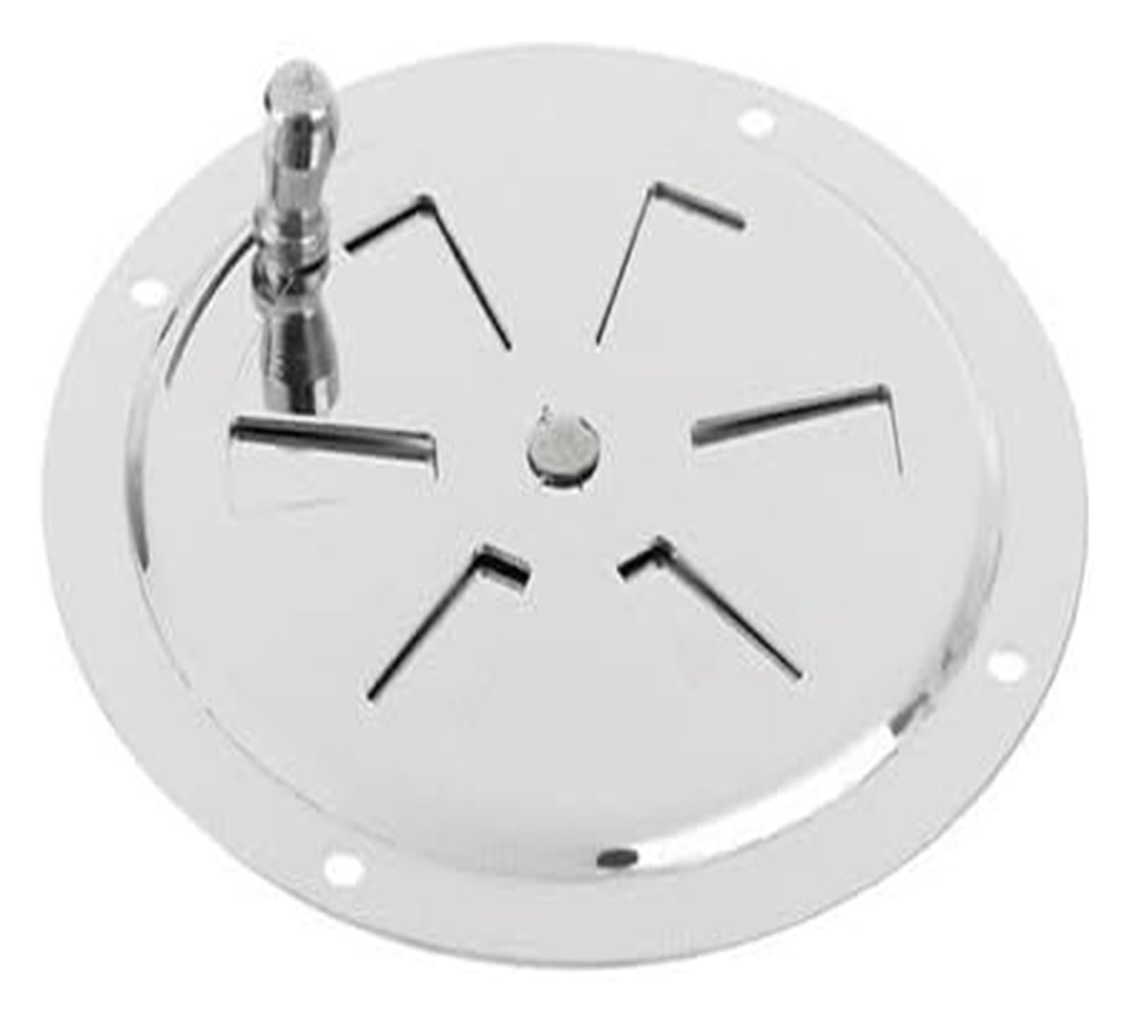 Ventilation Grille ， 125mm Adjustable 316 Stainless Steel Gases Vent Grille Mirror Finish Marine Home
