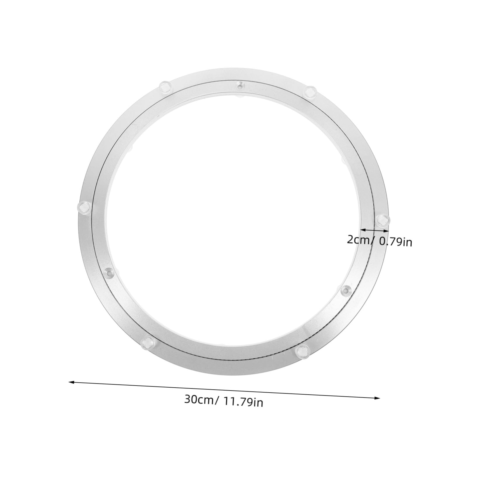 BESTYASH Plateau Tournant Aluminium Roulements Silencieux Base Pivotante Pour Table à Manger Et Présentoirs De Cuisine Support Et Réutilisable